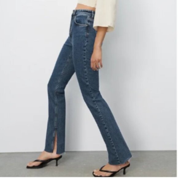Zara NWOT Zara Slim Fit Jeans  Size 04 USA/ 36 EUR - Picture 4 of 13